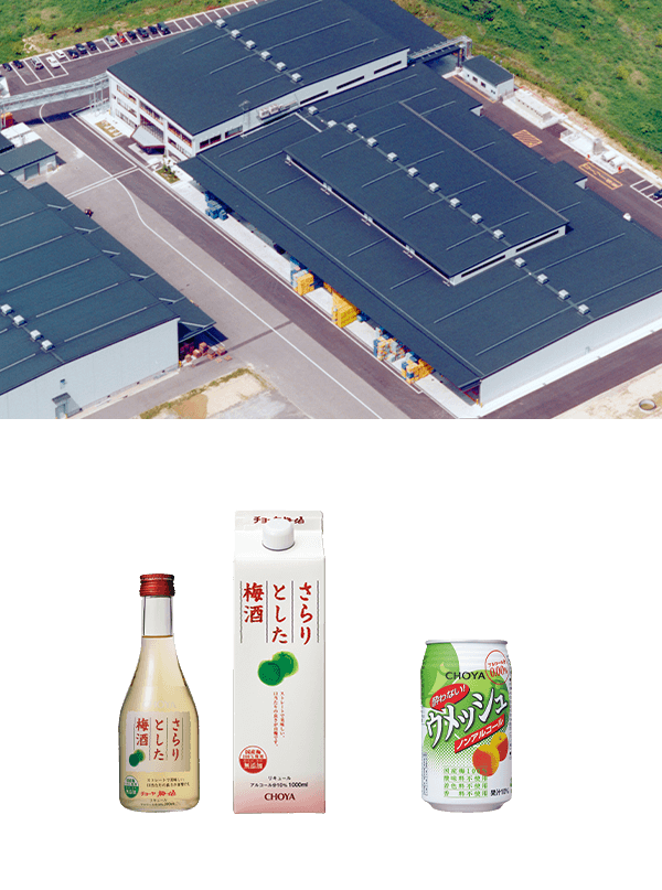 Iga Ueno Fabrik,CHOYA SARARI (seit 1996), CHOYA UME SODA Non Alcohol (seit 2011)